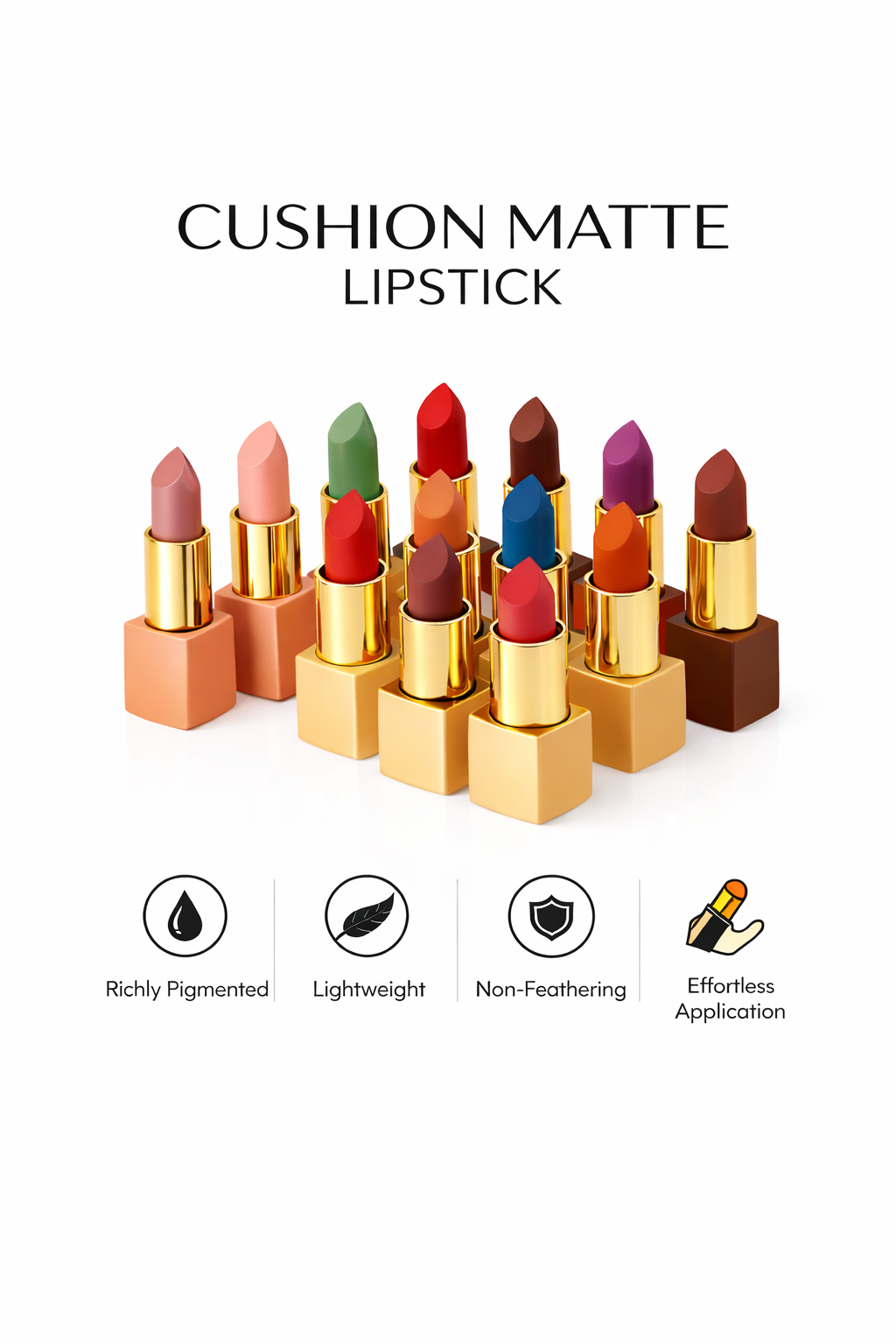 Herlan Cushion Matte Lipstick Vintage Vibes