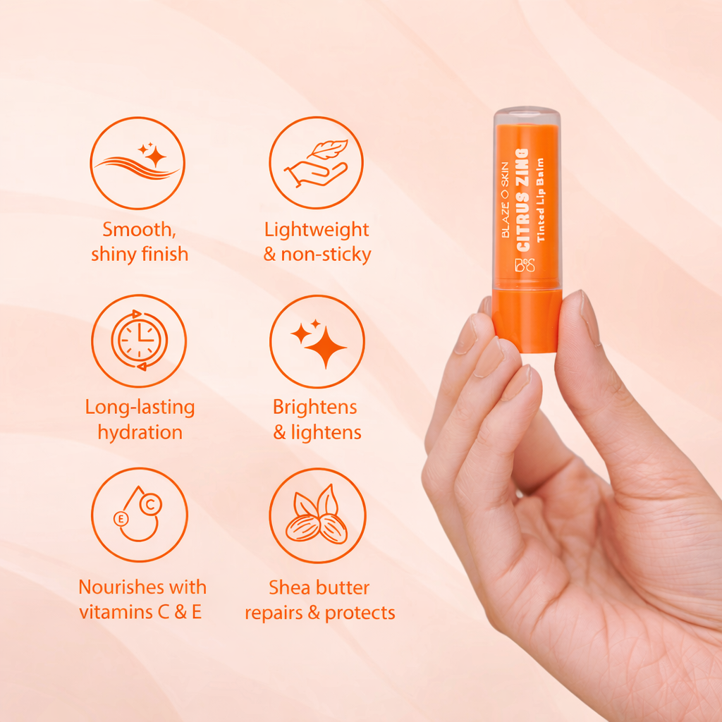 Blaze O’ Skin Citrus Zing Tinted Lip Balm 4.5gm