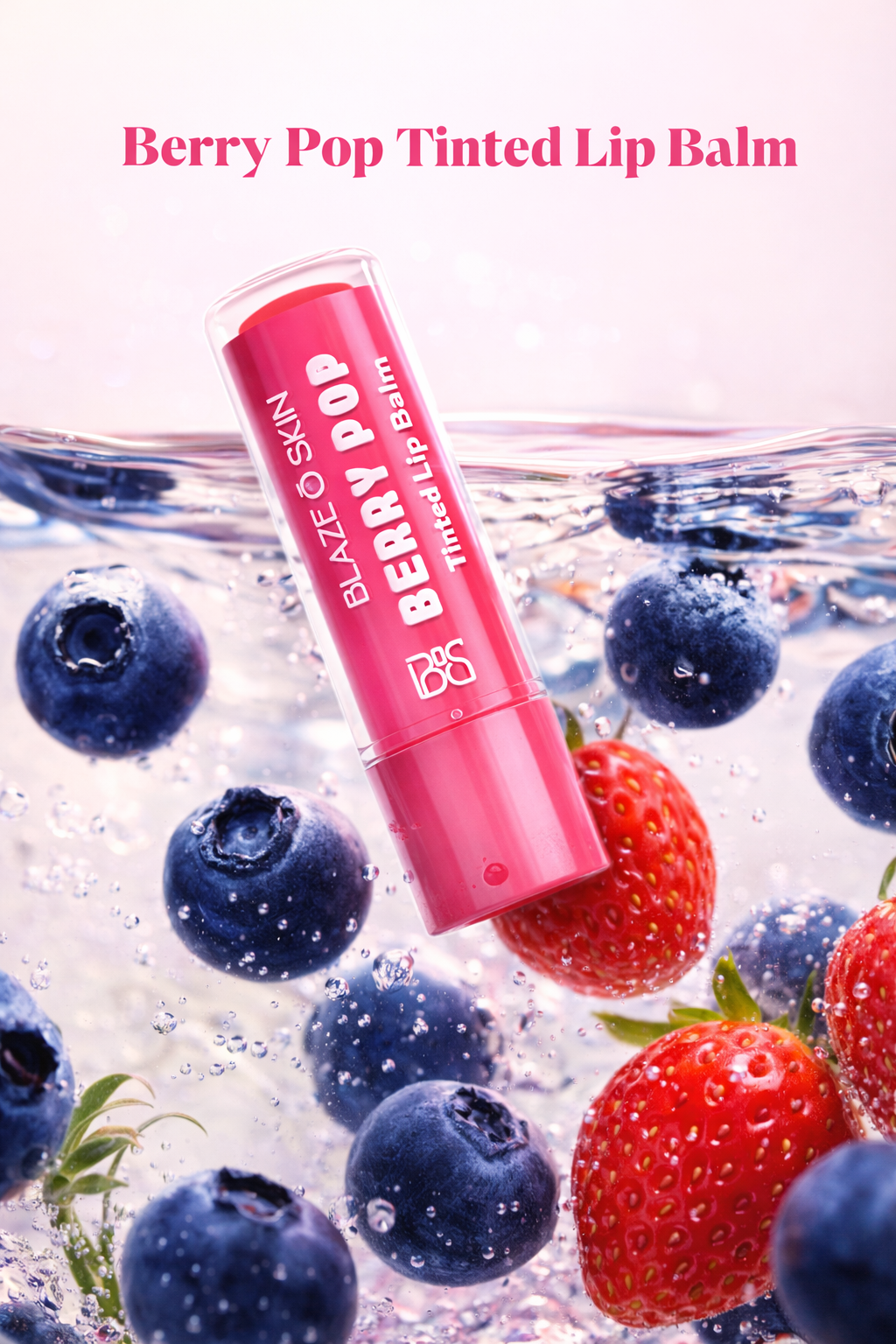  Blaze O’ Skin Berry Pop Tinted Lip Balm 4.5gm