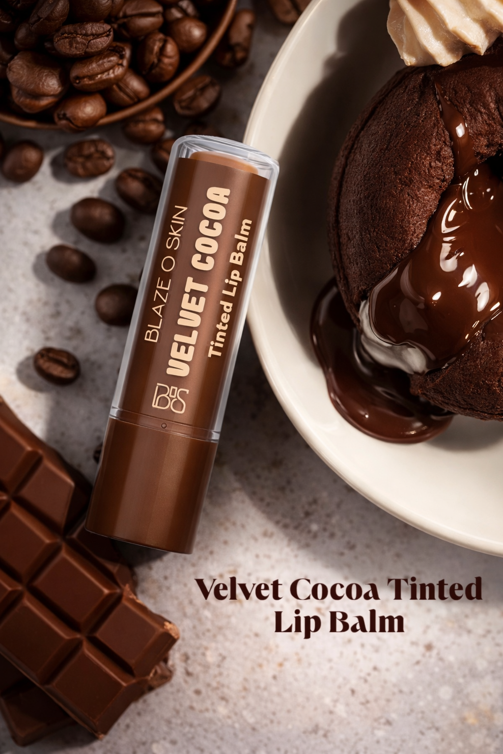 Blaze O’ Skin Velvet Cocoa Tinted Lip Balm 4.5gm