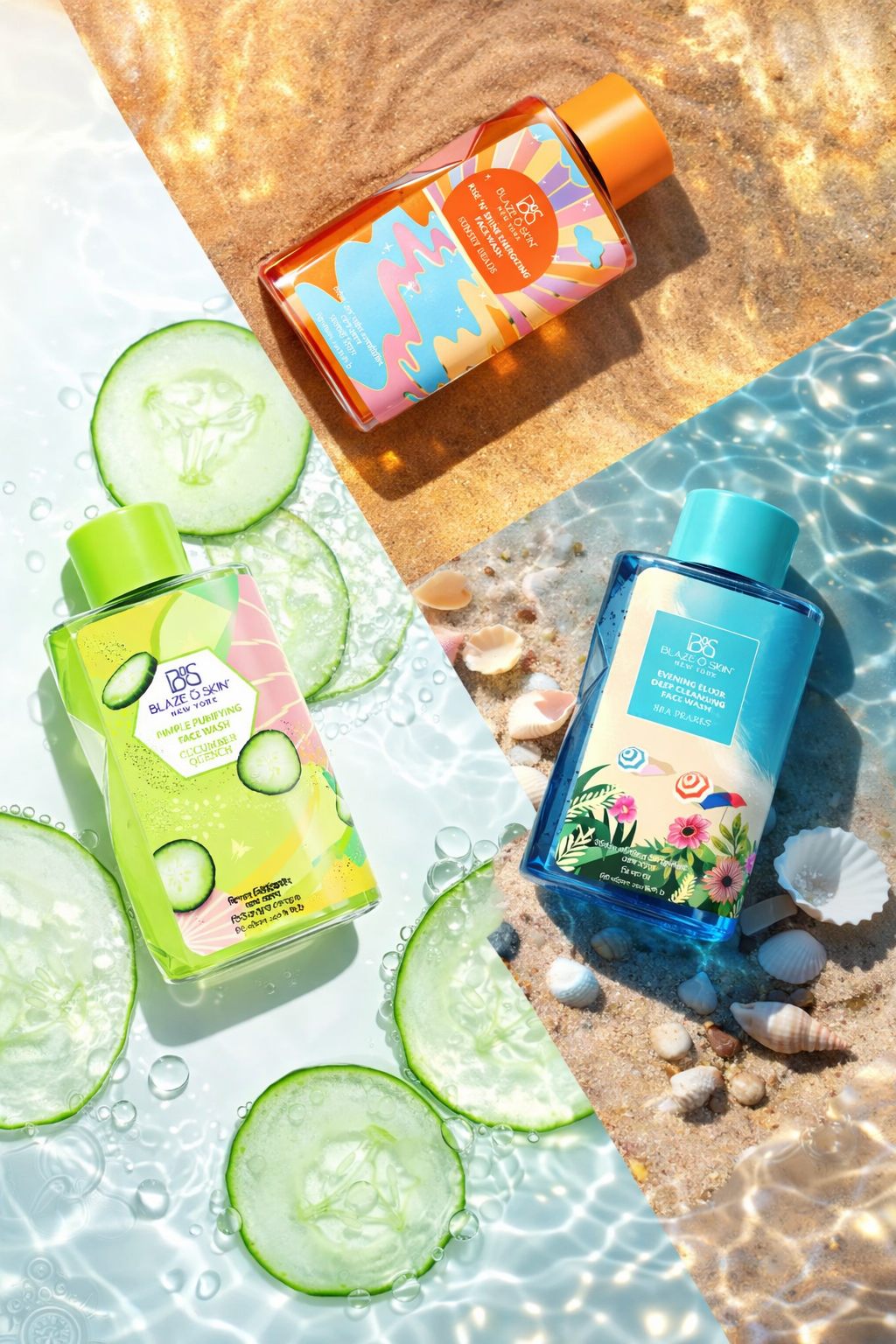 Blaze O' Skin Evening Elixir Deep Cleansing Face Wash - Sea Pearl 250ml