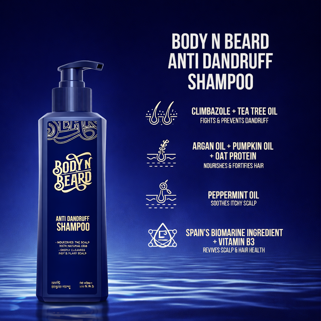 Body N Beard Anti Dandruff Shampoo 200ml