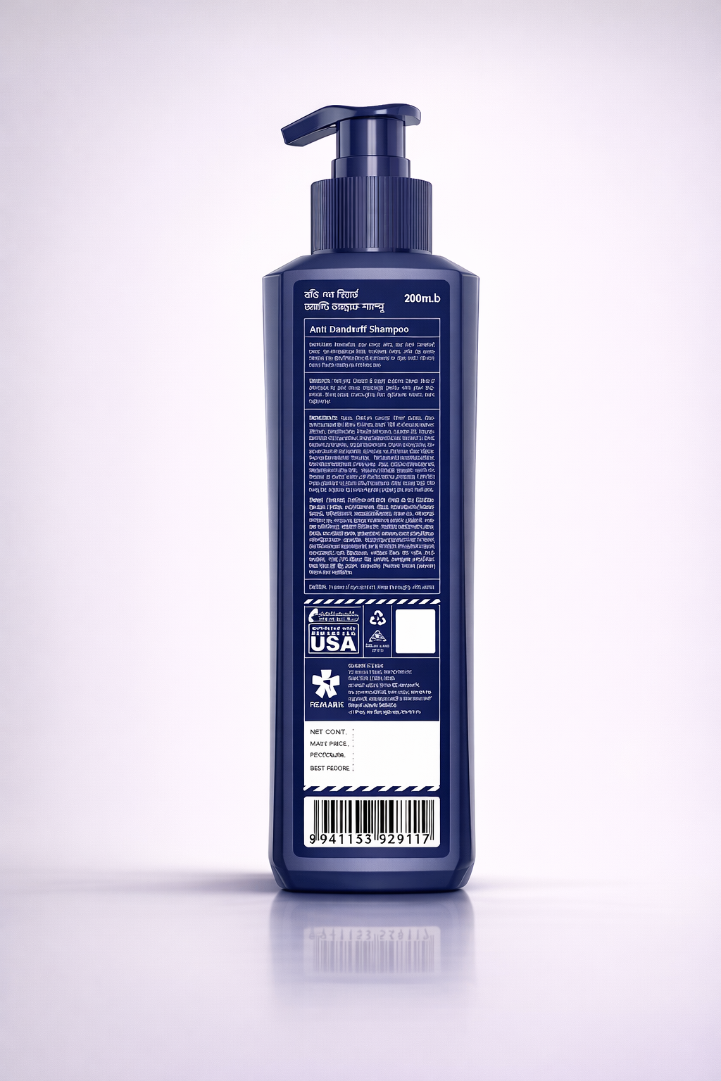 Body N Beard Anti Dandruff Shampoo 200ml