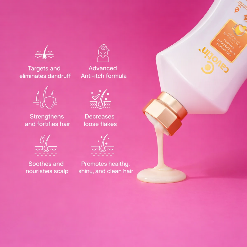 Cavotin Pure Growth Anti-dandruff Shampoo 250ml