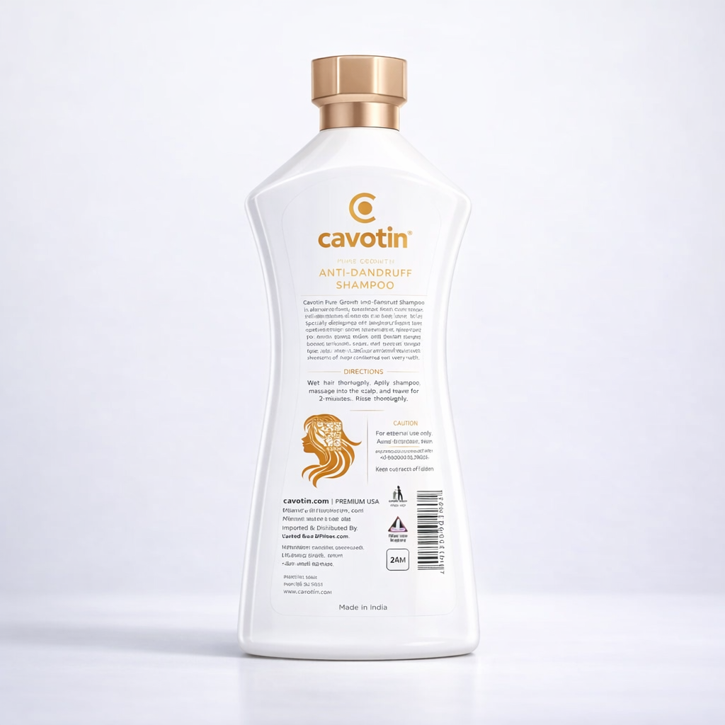 Cavotin Pure Growth Anti-dandruff Shampoo 250ml