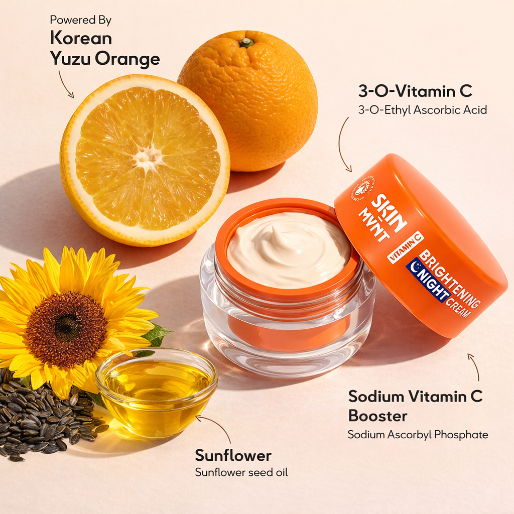 Skin Mynt Vitamin C Brightening Night Cream 50gm