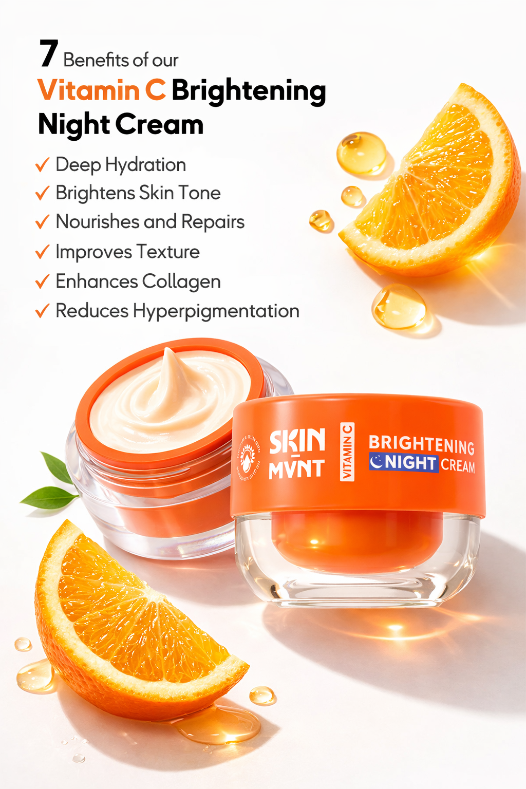 Skin Mynt Vitamin C Brightening Night Cream 50gm