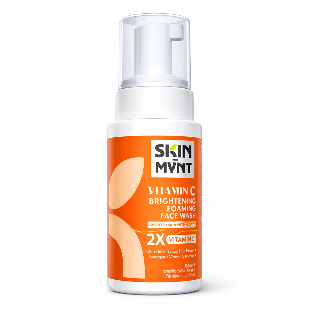 Skin Mynt Vitamin C Brightening Foaming Face Wash 100ml