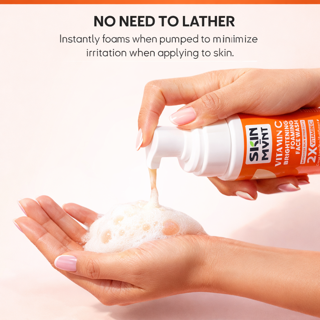 Skin Mynt Vitamin C Brightening Foaming Face Wash 100ml