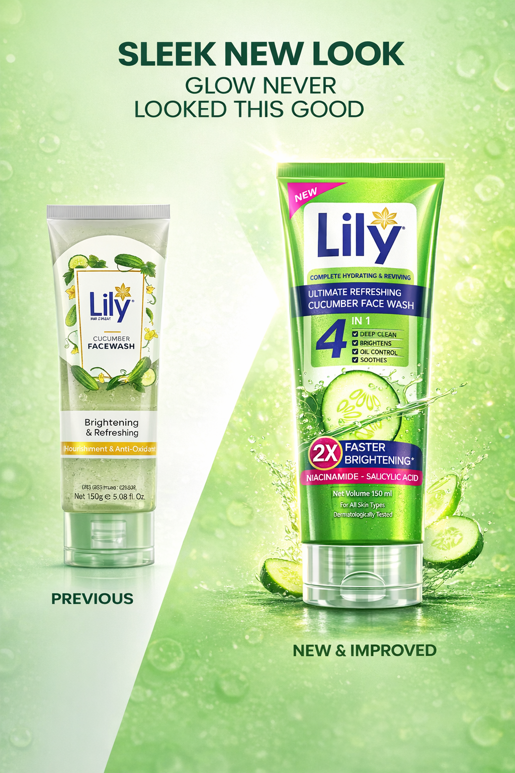  Lily Cucumber Facewash 100ml