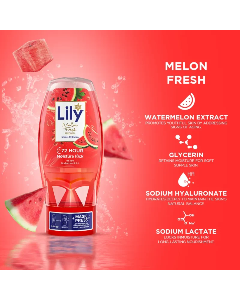 Lily Melon Fresh Body Wash 250ml
