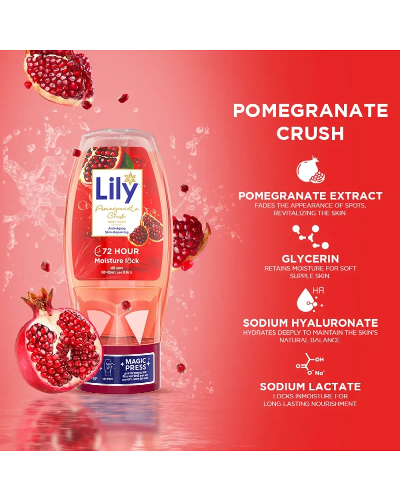 Lily Whipped Shea Body Wash 250ml