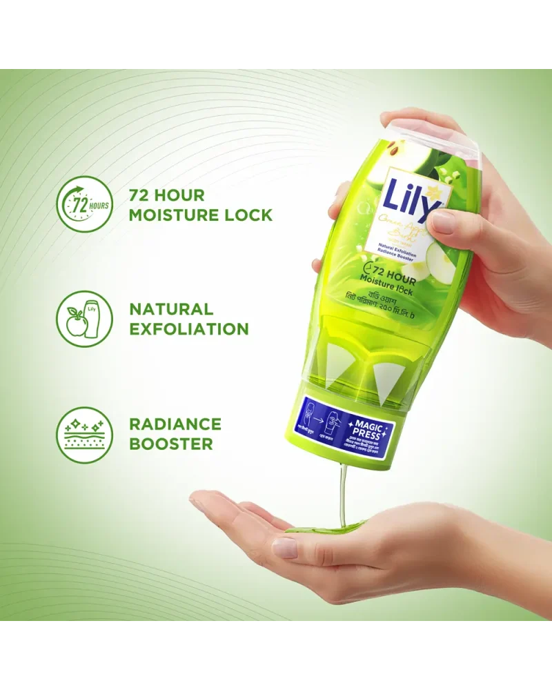 Lily Green Apple Burst Body Wash 250ml