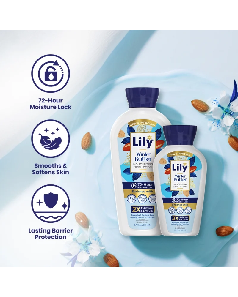 Lily Winter Butter Moisturizing Skin Lotion 100ml
