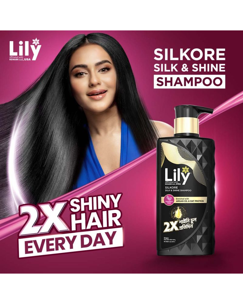 Lily Silkore Silk & Shine Shampoo 340 ml
