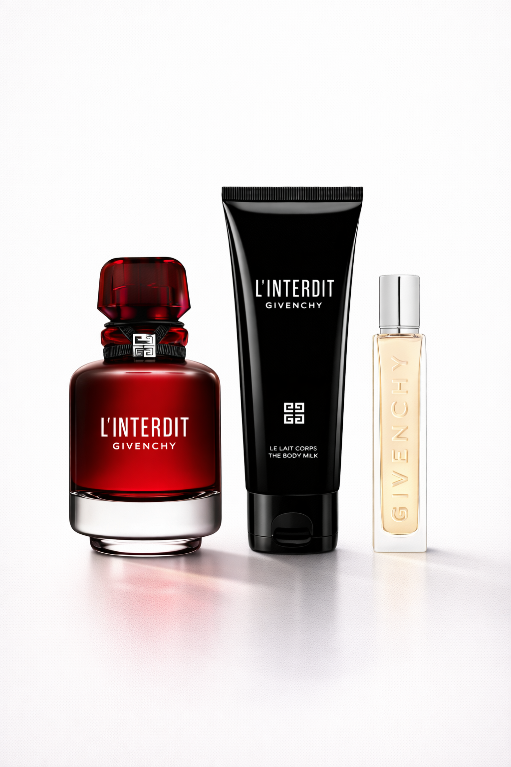 GIVENCHY LINTERDIT ROUGE WOMEN EDP 80ML+12.5ML+75ML GIFT SET